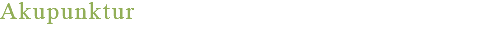 Akupunktur